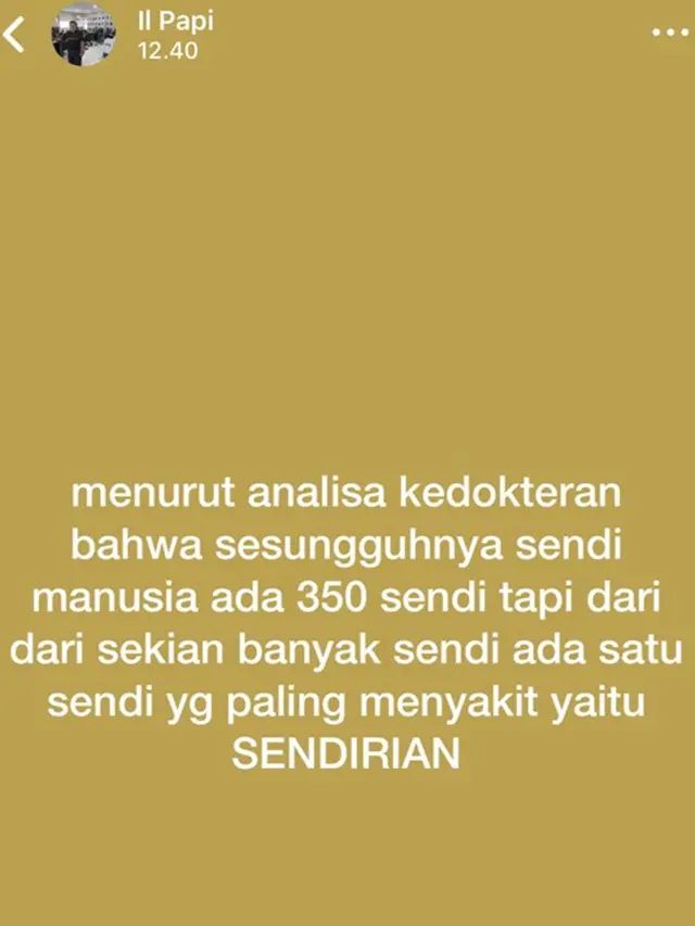 6 Status WhatsApp Bapak-Bapak Ini Bikin Susah Nahan Ketawa