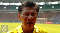 Pelatih Sriwijaya FC, Benny Dollo (Liputan6.com/Yoppy Renato)
