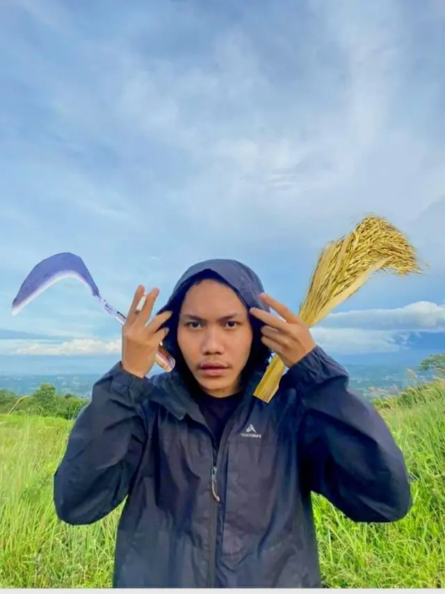 Minta Potretnya Diedit, 7 Hasil Editan Foto Pria saat di Gunung Ini Hasilnya Nyeleneh