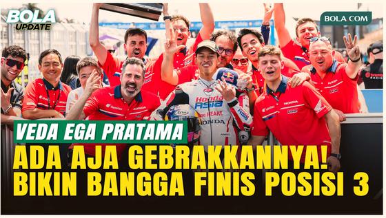 5 Fakta Spektakuler di Balik Podium Perdana Veda Ega Pratama di Moto3