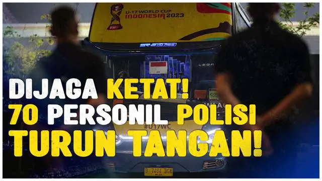 VIDEO: Dijaga Ketat Aparat, Timnas Indonesia U-17 Gelar Latihan Tertutup Jelang Piala Dunia U-17 2023