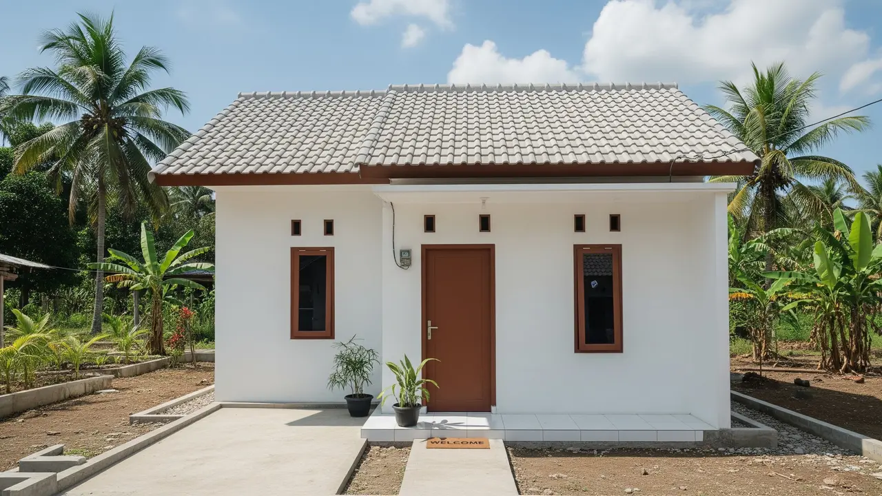 Gambar Rumah Minimalis Atap Genteng yang Lagi Tren di Kampung