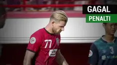 Berita video momen pemain asing Bali United, Kevin Brands, gagal dalam eksekusi penalti di Piala AFC 2018 saat kalah 1-3 melawan Yangon United, Selasa (13/2/2018).