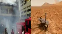 Gedung Polda Jateng Terbakar hingga NASA Temukan Air di Mars