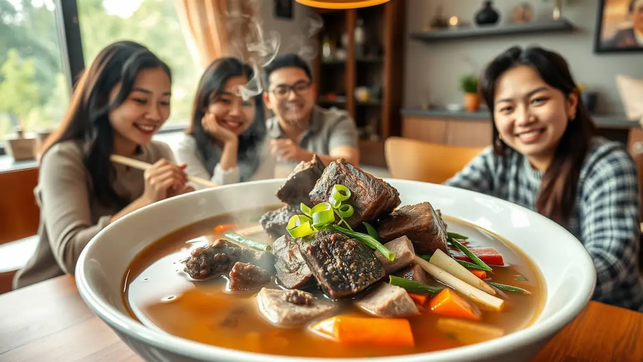 resep sop iga sapi bening