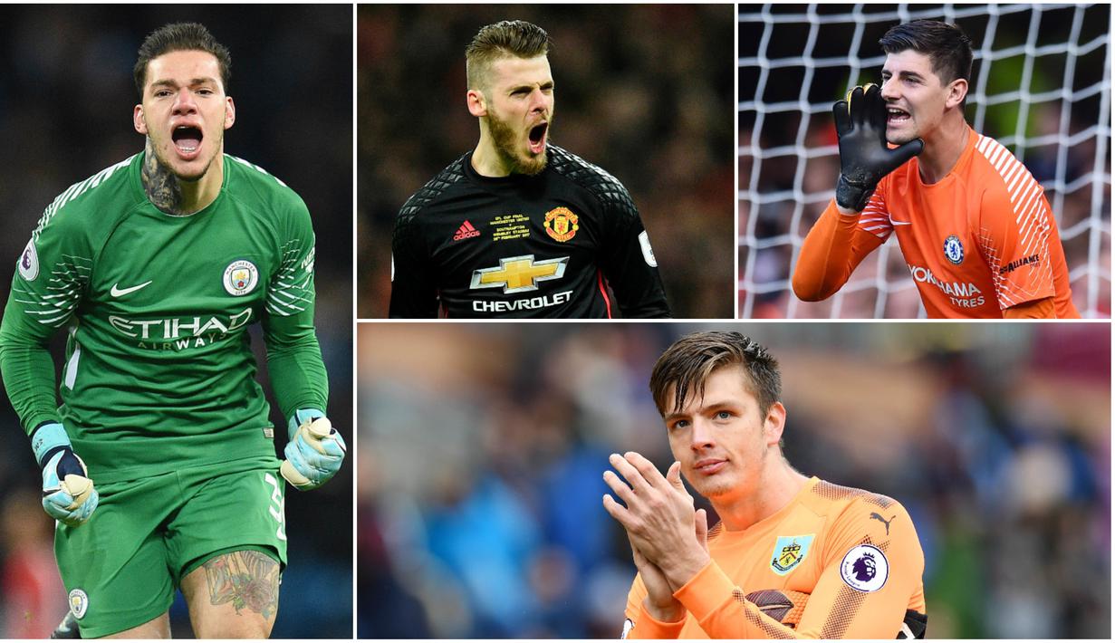 Berikut ini lima kiper tangguh yang mampu menunjukan penampilan terbaik di Premier League musim ini. Diantaranya, David De Gea, Thibaut Courtois dan Ederson Moraes.