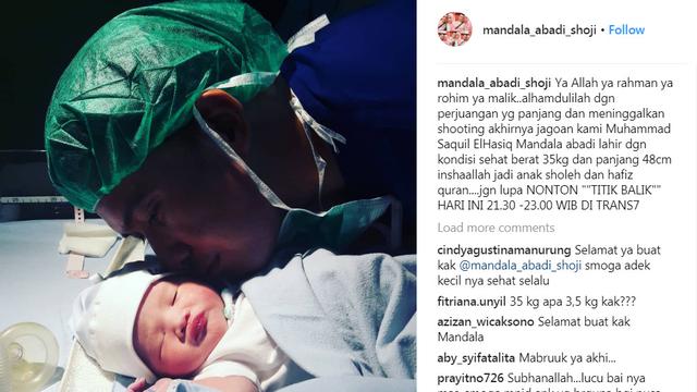 Anak keempat Mandala Shoji (Instagram/ @mandala_abadi_shoji)