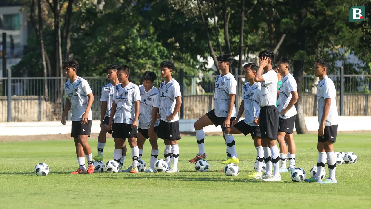 Latihan Timnas Indonesia U-17