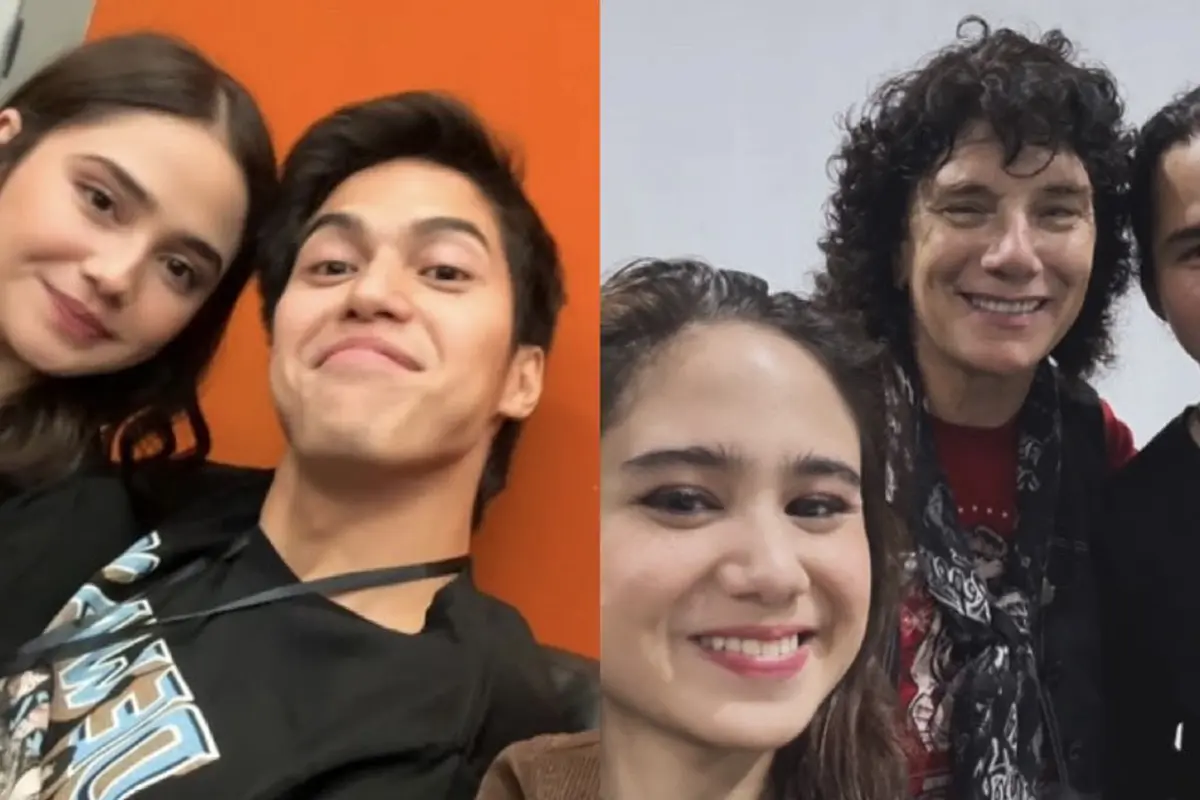 Penampilan kompak Syifa Hadju dan Tissa Biani di Konser Dewa 19 All Star padukan baju hitam dengan sneakers putih. [@tissabiani]