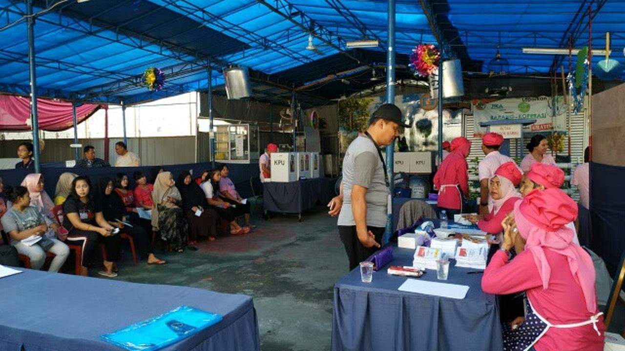 TPS di Rutan Pondok Bambu yakni 193 dan 194. (Liputan6.com/Nanda Perdana Putra)