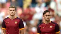 Pelatih Roma Berencana Pasangkan Dzeko dengan Totti