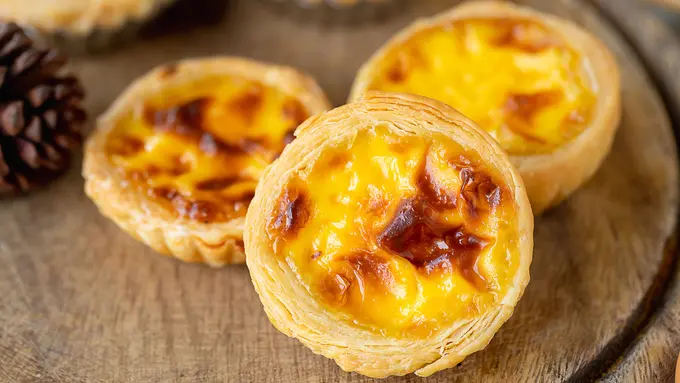 egg tart custard cake
