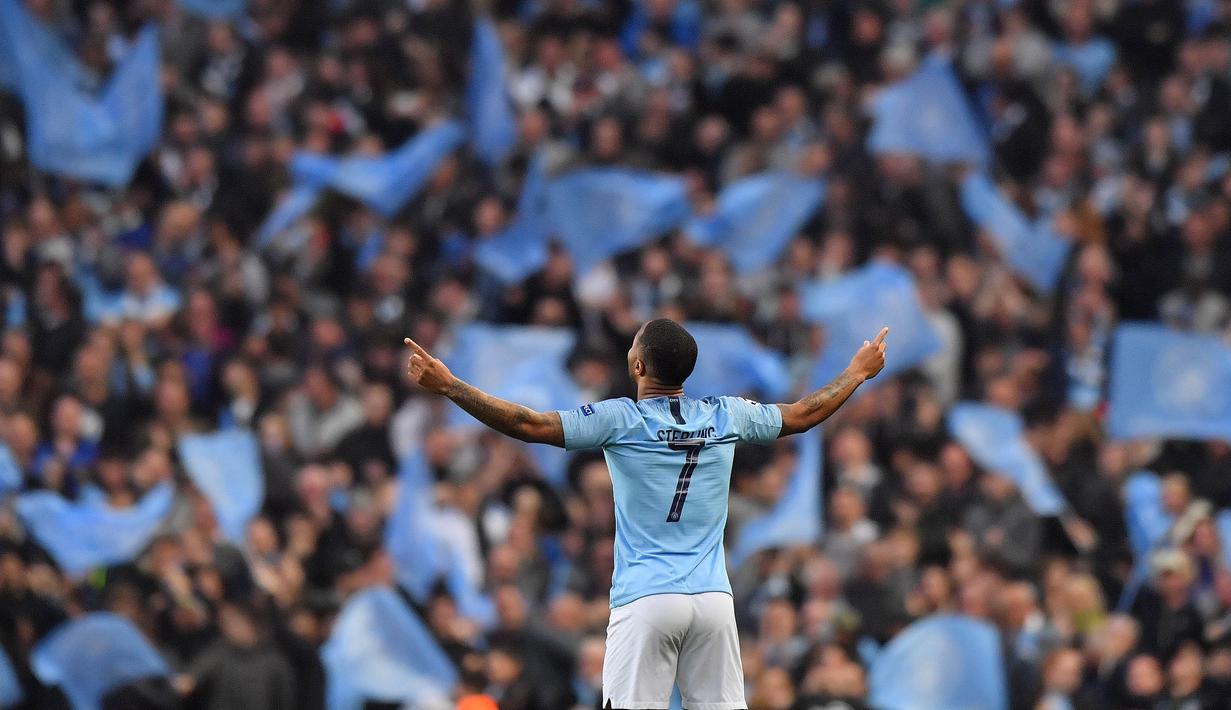 7. Raheem Sterling (Manchester City) - 17 Gol. (AFP/Anthony Devlin)