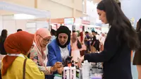 Ilustrasi pameran industri kosmetik.