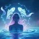 logo ramalan zodiak pisces (sumber: AI generated)