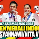 Highlight Asian Games 2026: Momen Medali Indonesia, Amri Syahnawi/Nita Violina Marwah Raih Perak
