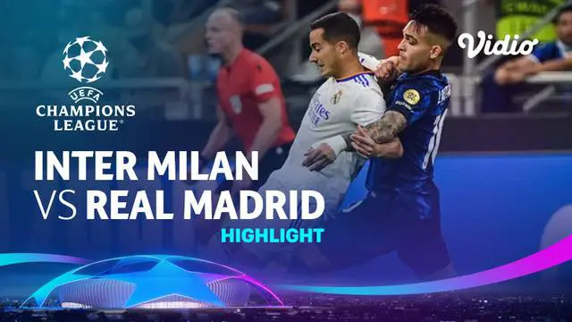 Berita video highlights laga matchday 1 Grup D Liga Champions 2021/2022 antara Real Madrid melawan Inter Milan yang berakhir dengan skor 1-0 hasil torehan Rodrygo di Giuseppe Meazza, Kamis (16/9/2021) dinihari WIB.