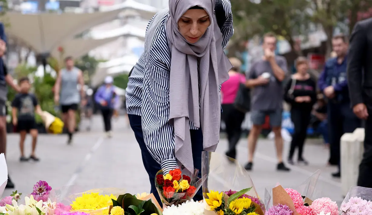 Pelaku berhasil dilumpuhkan pihak kepolisian setempat. (DAVID GRAY/AFP)
