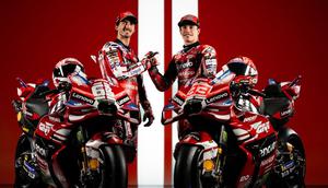 Launching motor Ducati Desmosedici GP26 jelang MotoGP 2026. Tim ini masih diperkuat Pecco Bagnaia dan Marc Marquez. (X/Ducati)