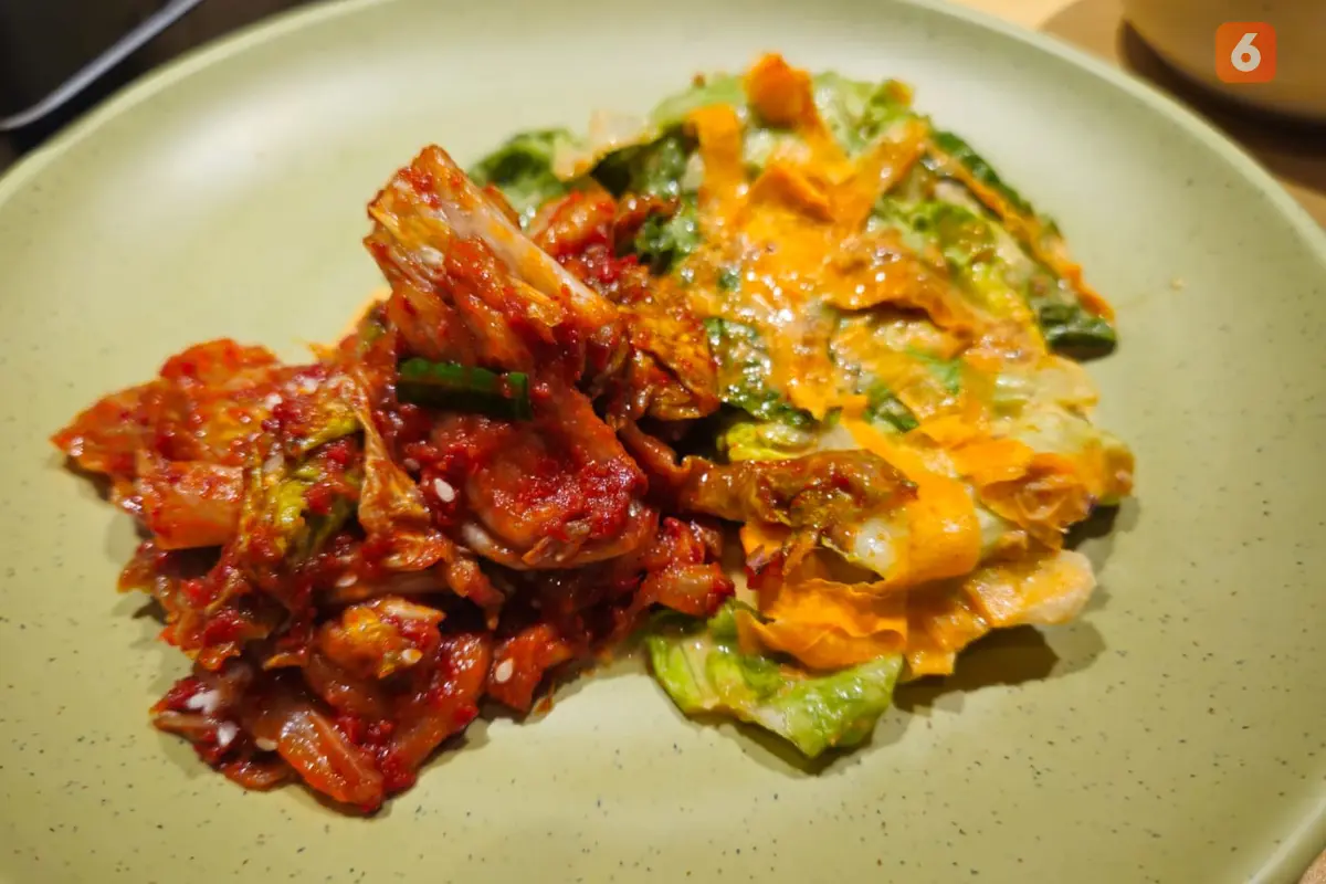 Ilustrasi Makanan Fermentasi, Kimchi, Makanan Korea (Foto: Aditya Eka Prawira/Liputan6.com)