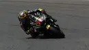 Saat ini Marco Bezzecchi memimpin klasemen MotoGP 2023 dengan koleksi 64 poin. (PIERRE-PHILIPPE MARCOU/AFP)