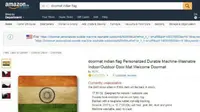 Keset bergambar Bendera India yang sempat dijual di Amazon.ca (Amazon.ca)