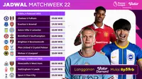 Siaran Langsung Liga Inggris 2022/23 Matchday ke-22 di Vidio 4 dan 5 Februari : Bentrok Tim Papan Atas Klasemen
