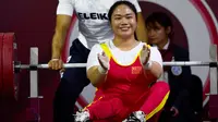 Tan Yujiao memecahkan tiga rekor di Asian Para Games 2018. (AFP/Pedro Pardo)
