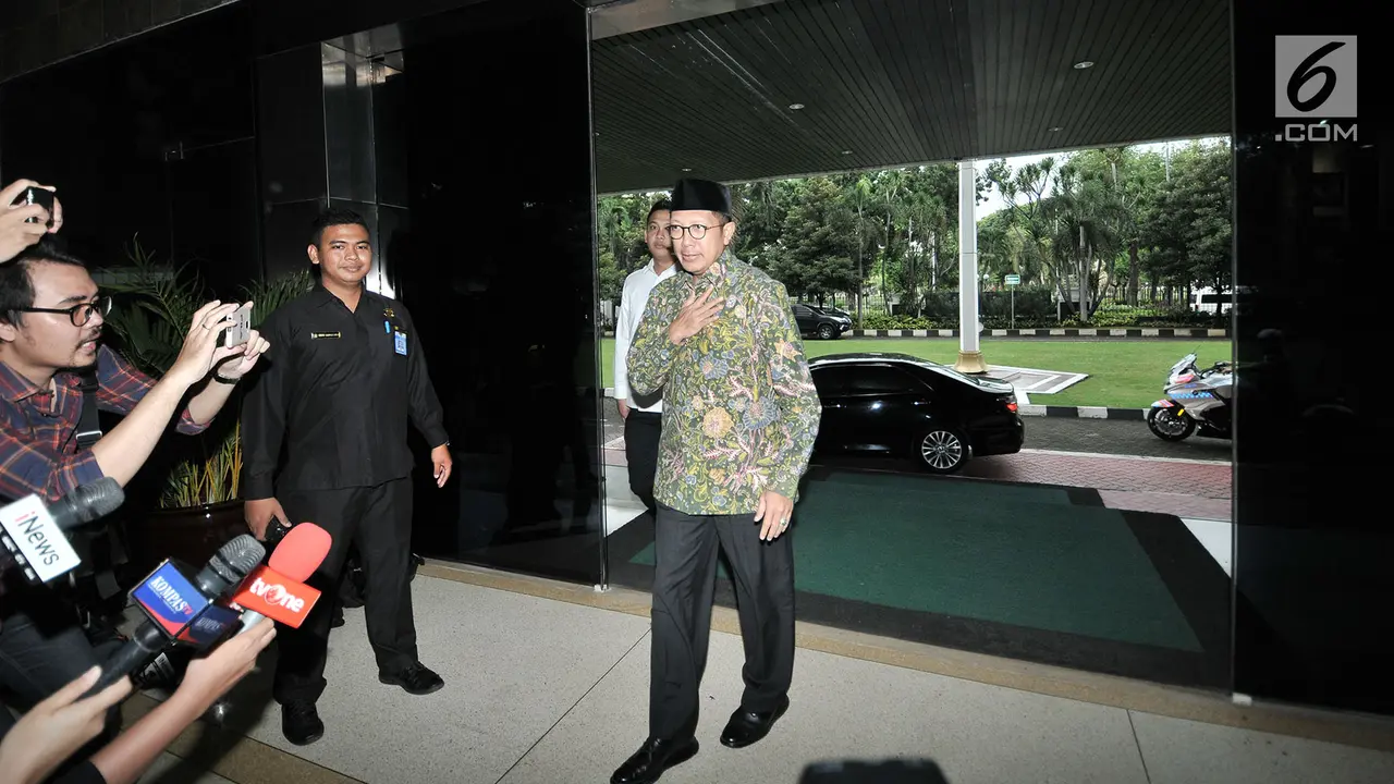 Menteri Agama Datangi Kantor Kemenag usai Disegel KPK