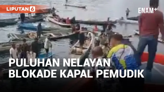 Rusak Tanggul dan Rumah Warga, Puluhan Nelayan Adang Kapal Pemudik di Konawe Selatan