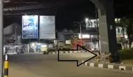 Videotron Sudah Terlihat Goyang Sebelum Ambruk Timpa Pemotor