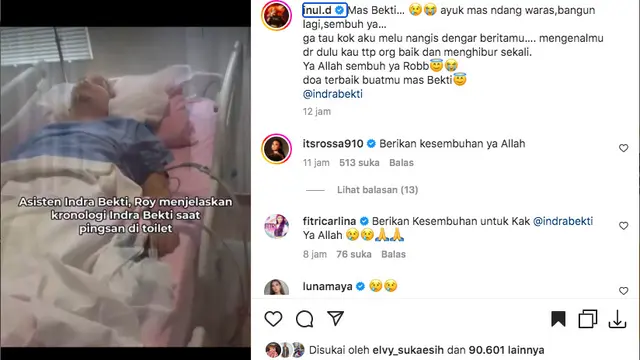 Inul Daratista Ikut Nangis Saat Pertama Kali Dengar Kabar Indra Bekti Masuk Rumah Sakit karena Pendarahan Otak