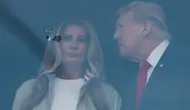 Melania Trump Bergaya Serba Amerika di Final Piala Dunia 2026, Picu Teori Konspirasi