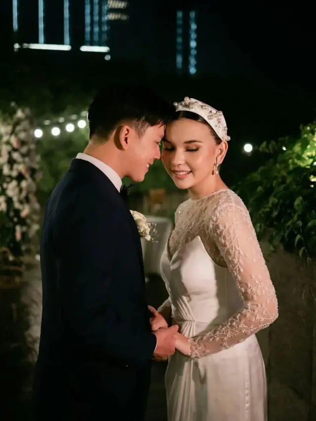 Bintang FTV Maddy Slinger menikah dengan Isman Kurniawan (Foto: Instagram @maddyslinger_)