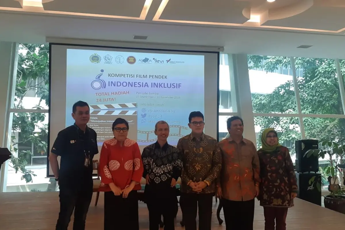 Peluncuran kompetisi film pendek Indonesia Inklusif hak disabilitas (Rizki Akbar Hasan / Liputan6.com)