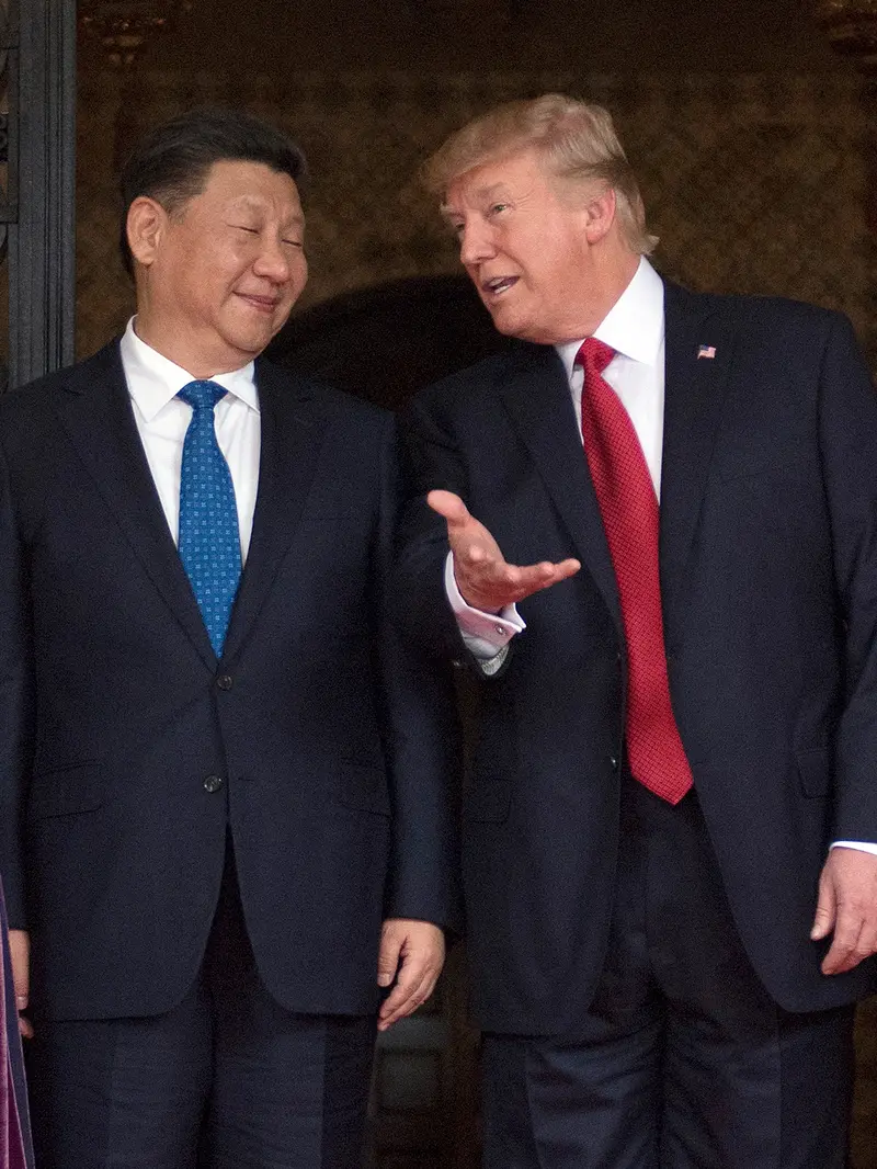 20170406-Donald Trump Bertemu dengan Xi Jinping di Florida-AP