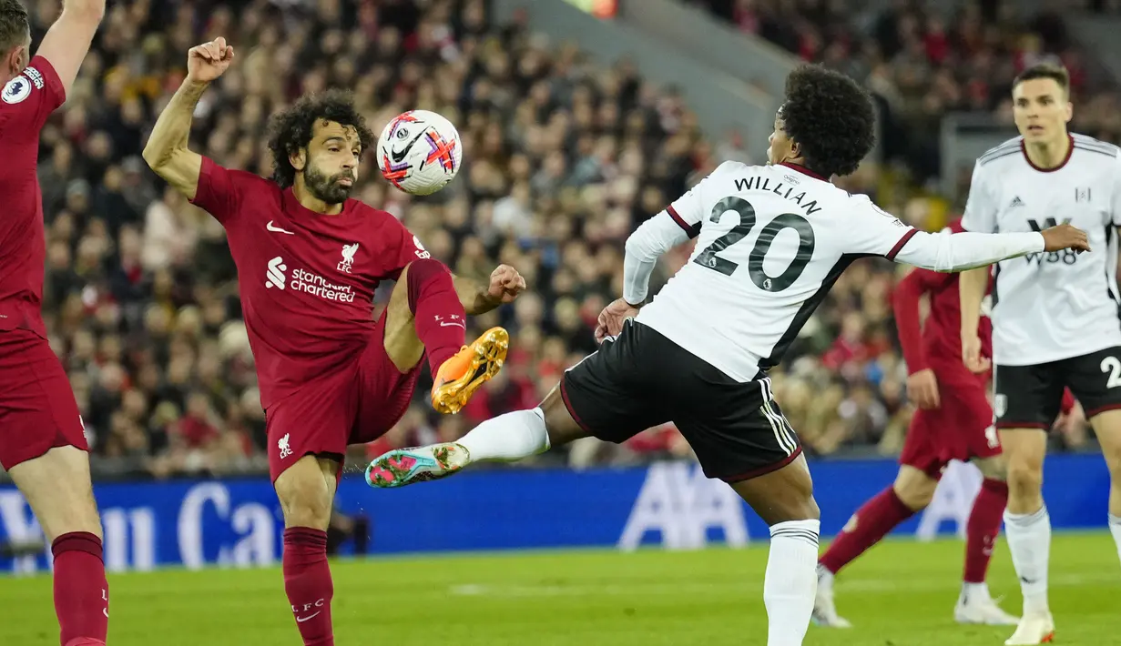 Satu-satunya gol diciptakan Mohamed Salah melalui penalti pada menit ke-39. (AP Photo/Jon Super)