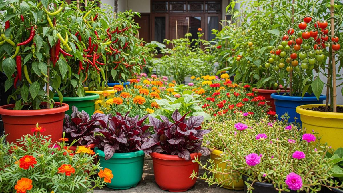 15 Model Teras Rumah Sempit Tanpa Pagar, Jadi Kebun Mini