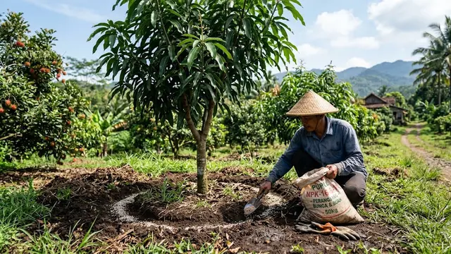 Cara Merangsang Pohon Buah agar Cepat Berbunga dan Berbuah/AI Generated