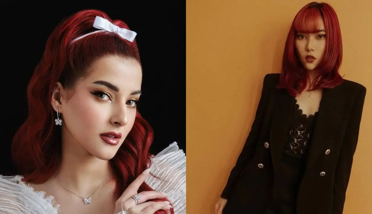 <p>Beberapa seleb Indonesia memilih gaya dramatis dengan mengubah warna rambut mereka menjadi merah. Mari kita simak siapa saja seleb berambut merah dengan gaya unik masing-masing. Foto: Instagram.</p>