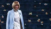 Pemimpin Redaksi Vogue Anna Wintour tiba di Met Gala 2025 di Metropolitan Museum of Art pada 5 Mei 2025 di New York. (Andrea RENAULT/AFP)
