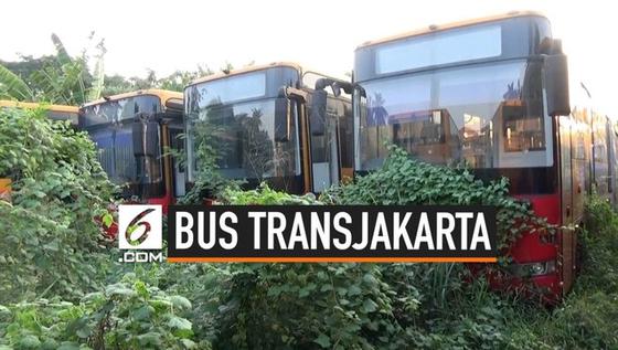 VIDEO: Penampakan Bus Transjakarta Terbengkalai di Pool PPD