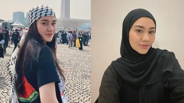 Potret Berhijab 6 Seleb yang Turun ke Jalan Bela Palestina Ini Banjir Pujian