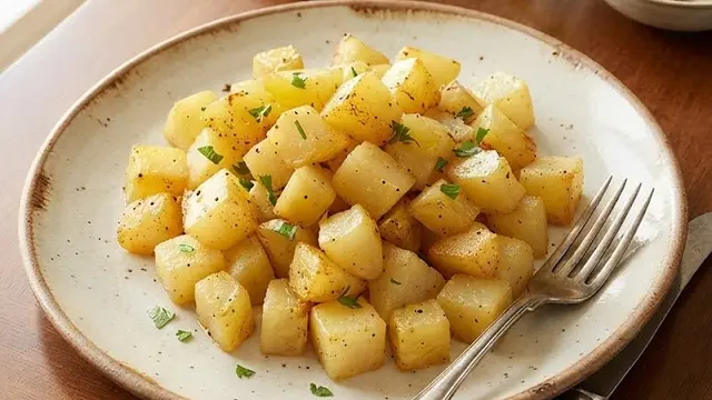 Resep kentang tumis bawang putih yang gurih