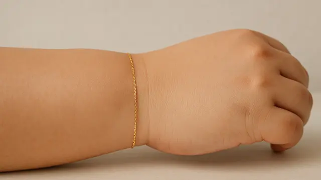 Model Gelang Emas Kecil untuk Tangan Gemuk/Ilustrasi AI