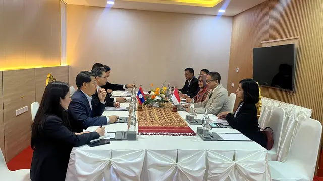 Pertemuan ke-3 Working Group on AEC Post-2025 digelar di Vang Vieng, Laos. Ini merupakan bagian dari pertemuan Gugus Tugas Pejabat Tinggi Bidang Integrasi Ekonomi ASEAN. (Dok Kemenko Perekonomian)