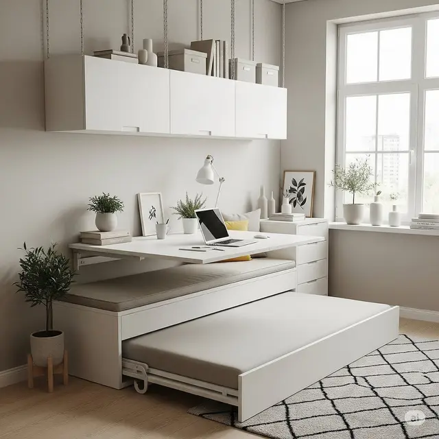 Ruang Multifungsi Furnitur Transformable