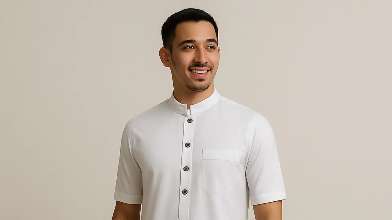 Model Gamis Slimfit untuk Pria (Image by ChatGPT)