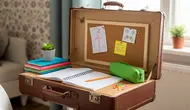 8 Cara Membuat Meja Belajar Anak dari Koper Rusak, Praktis dan Hemat Tempat