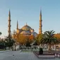 Ilustrasi Blue Mosque di Turki (dok.unsplash/ Lewis J Goetz)